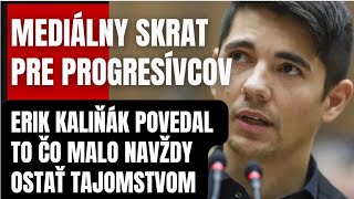 Mediálny skrat pre progresívcov Kaliňák povedal to čo malo navždy ostať tajomstvom [upl. by Hoem]