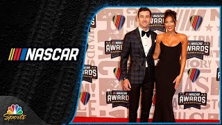 2023 NASCAR Awards Show best of the red carpet in Nashville  Motorsports on NBC [upl. by Nywde95]