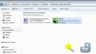 ▶ Como Resetear Impresora Epson TX125 Reseteador Epson TX125 YouTube [upl. by Mussman97]