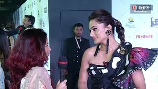 Amazon Filmfare Awards  Taapsee Pannu TALKS about her FILMFARE nomination ‘Thappad’ and much more [upl. by Keisling768]