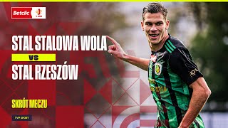 SKRÓT STAL STALOWA WOLA  STAL RZESZÓW EFEKTOWNE TRAFIENIE OZDOBĄ MECZU  BETCLIC 1 LIGA [upl. by Searcy]