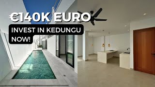 Watch This €140K Bali Villa in Booming Kedungu [upl. by Maryl]