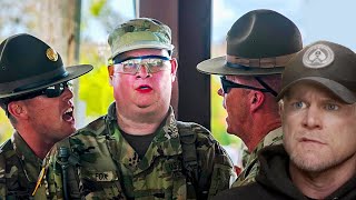 NEW Army Boot Camp is Terrifying Marine Reacts [upl. by Mosi]