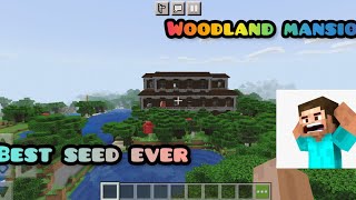 Minecraft  Best Seed ever  Woodland mansion at spawn  Minecraft seed  AlsoAyush [upl. by Derfla501]