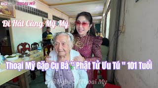 Thoại Mỹ Nói Lý Do Hay Bị Liệu Trên Livestream  Gặp Cụ Bà quotPhật Tử Ưu Túquot 101 Tuổi Tại Chùa Vạn Mỹ [upl. by Rodrique]