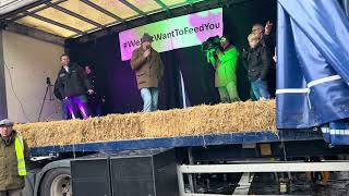 Jeremy Clarkson at the Farmers March at Westminster in Central London [upl. by Arbmat]