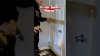 Squatter Revenge  Man Blockades Basement Squatter comedy [upl. by Oiracam]