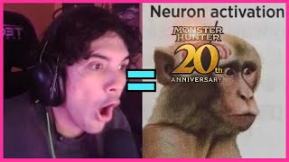 Local man turns into APE after MONSTER HUNTER 20TH ANNIVERSARY REVEALS [upl. by Edie]