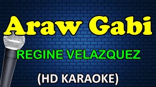 ARAWGABI  Regine Velasquez HD Karaoke [upl. by Alyekahs]