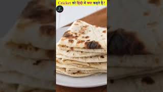 What is cricket called in Hindi shorts viralvideo youtube youtube subscribe like [upl. by Neirda]