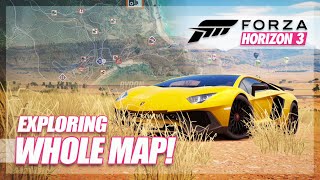 Forza Horizon 3  EXPLORING THE WHOLE MAP [upl. by Ylloh]