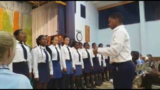 Singing with the Otjiwarongo Secondary School Choir  Mogatti Zelea Snewe version [upl. by Cutter]