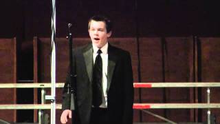 Connor Smith sings The 23rd Psalm by Albert Hay Malotte [upl. by Krum]