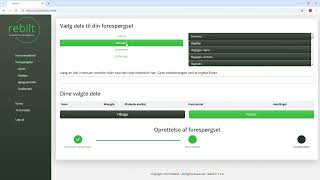 rebilt  oprettelse af forespørgsel V 1 [upl. by Odnam]