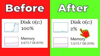 Fix 100 DISK USAGE Windows 11 amp Windows 10 2022 [upl. by Notnek]