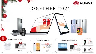 Together with Us for HUAWEI Christmas Promotion Get Free Gifts Worth Up to P8990！ [upl. by Petracca]