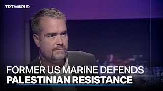 Former US marine’s proPalestine interview resurfaces online [upl. by Yhprum]