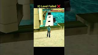 IQ level Failed ❌ gta gtasanandreas sanandreas gta5 gameplay rockstargames gtashorts shorts [upl. by Amelina609]