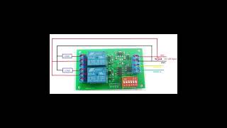 CE035 2 CH RS485 Relay Board UART Serial Port Switch Module Modbus AT Command Control [upl. by Ahsenet]