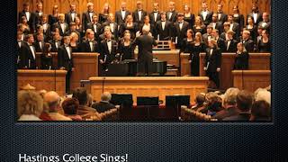 Josquin Kyrie Missa Pange Lingua The Hastings College Choir [upl. by Aivek246]