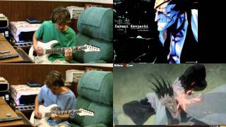 Bleach Ending 28 UNLIMITS  Haruka Kanata Guitar Cover Tab [upl. by Ahsak]