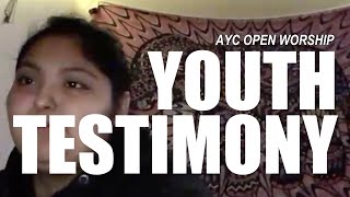 AYC DAY  Youth Testimony ft Christine Nelson [upl. by O'Brien]