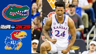 Florida vs Kansas l College Hoops 2K25 Simulation [upl. by Ultan]