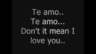 Rihanna  Te Amo Lyrics [upl. by Besnard]