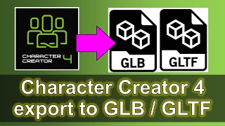 Character Creator 4 export to GLB amp GLTF with Blender  CC4 Pipeline Tutorial  Blender [upl. by Banwell]