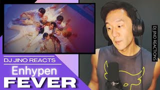 DJ REACTION to KPOP  ENHYPEN FEVER [upl. by Anelrad]