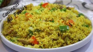 La meilleure recette de couscous au poulet  Couscous Recipe  Facile et Rapide [upl. by Loredo87]