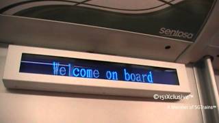 Sentosa Express STARiS ft SDC Hitachi Monorail Red Train Sentosa → Beach [upl. by Hanahs]