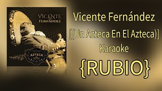 Vicente Fernández Las Golondrinas Un Azteca En El Azteca Karaoke RUBIO [upl. by Effie998]