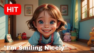 Song about Smile quotIm Smiling Nicelyquot  Best Kids Songs  Children Music [upl. by Mori773]