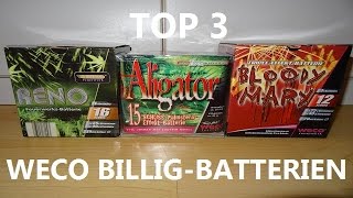 TOP 3 BilligBatterien von Weco 20142015 HD [upl. by Dunkin]