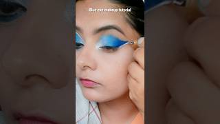 blue eye makeup tutorial makeup eyemakeuptutorial shorts [upl. by Kemeny]