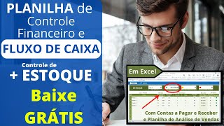 Como Fazer Planilha de Fluxo de Caixa Diário no Excel  Controle Financeiro Pessoal e Empresarial [upl. by Ilse563]