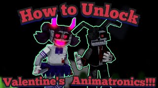 How to Unlock Valentines Animatronics  Return to Animatronics  FNaF World RPG  Roblox [upl. by Tijnar633]