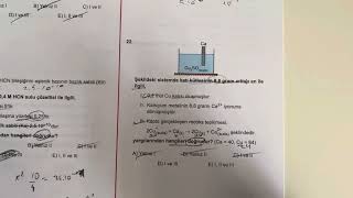 3D AYT KİMYA DENEME ÇÖZÜMÜ  FAZLA ZOR yks2024 ilk1000 3dyayınları 3d [upl. by Ennaylime]