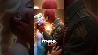 Spidermans Struggle on The Battlefield for Elsas Love 💫Marvel marvel avengers spiderman [upl. by Iz389]