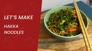 Veg Hakka Noodles Recipe [upl. by Ackerley]