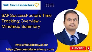 SAP SuccessFactors Time Tracking Basic Terminologies with Mindmap Summary [upl. by Bonis]