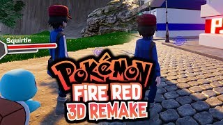 Pokemon Fire Red in 3D  New Demo Gameplay Fire Red Remake in 3D [upl. by Osterhus437]