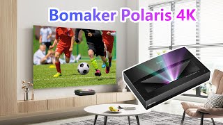 Bomaker Polaris 4K Ultra Short Throw Laser TV Open Box and Review [upl. by Eened]