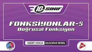 Fonksiyonlar5  Doğrusal Fonksiyon  10Sınıf Konu Anlatım  Akademi Serisi [upl. by Naehgem478]