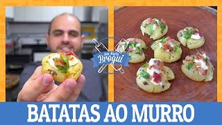 COMO FAZER BATATAS AO MURRO COM REQUEIJÃO E BACON  AnaMariaBrogui [upl. by Korwin]