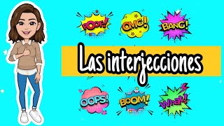 ✅​ LAS INTERJECCIONES  FUNCIÓN TIPOS EJEMPLOS CARACTERÍSTICAS [upl. by Lanti341]