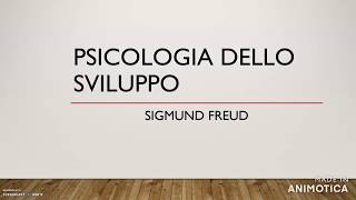 20 24 CFU PSICOLOGIA DELLO SVILUPPO FREUD [upl. by Nance]