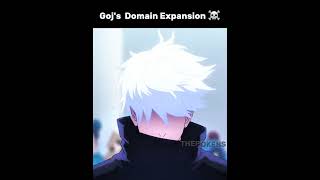 Gojos Domain Expansion ☠️ gojo sukuna [upl. by Reinnej]