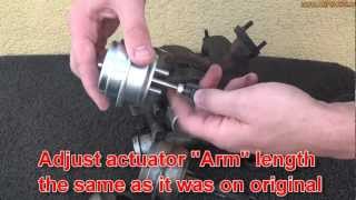 How to change Turbocharger wastegate actuator [upl. by Sivat]